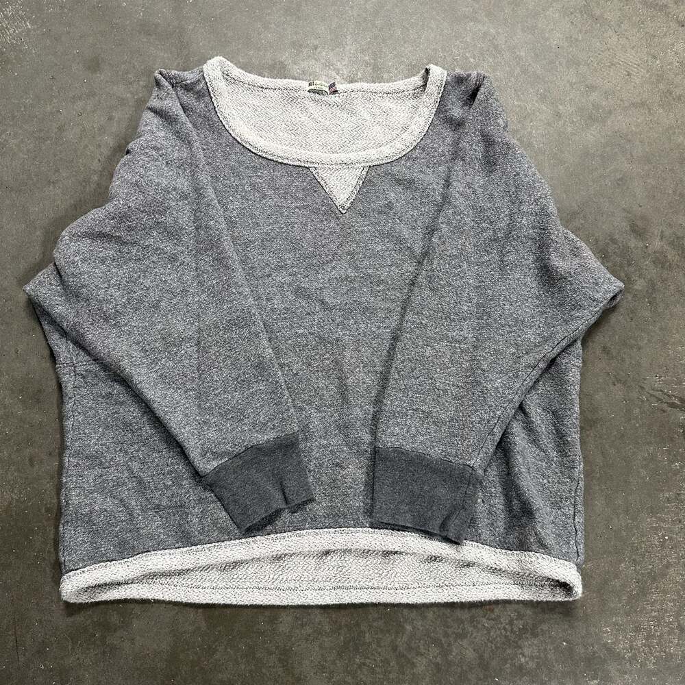 KUT from the Kloth Grey Cotton Pullover Sweatshirt Size Large